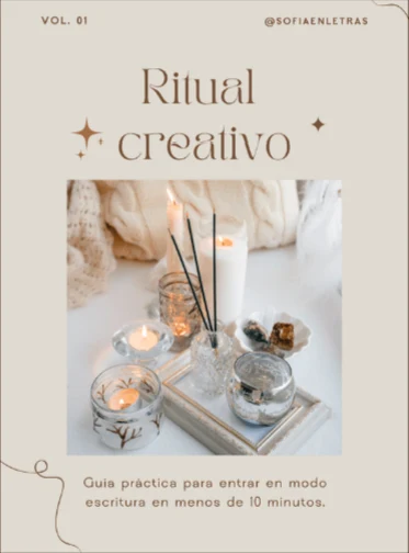 Portada del bono Guía de ritual de escritura