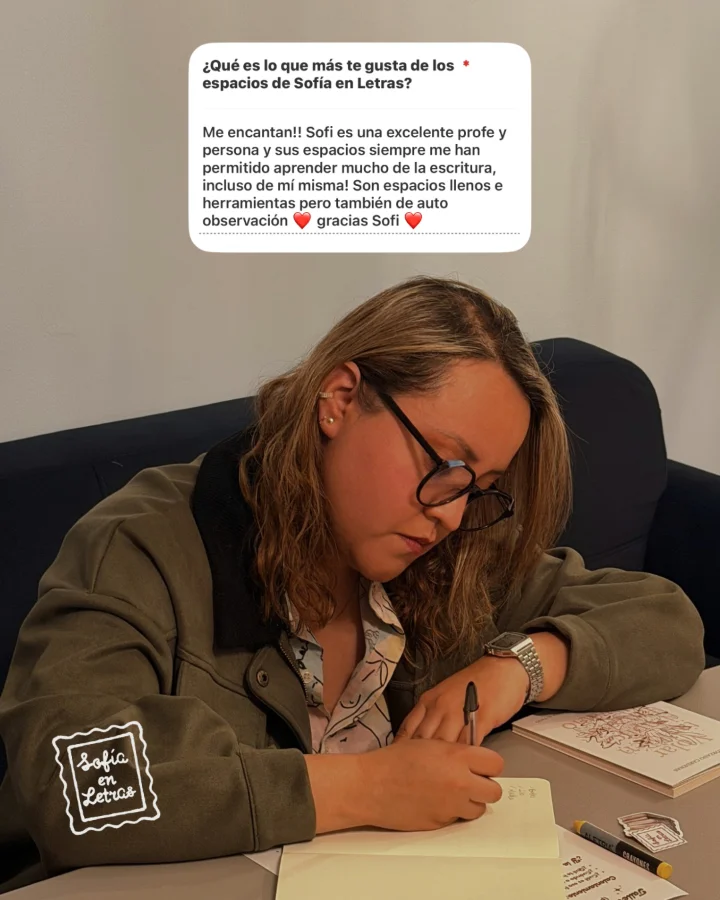 Testimonio 1 de una persona que escribió con Sofía